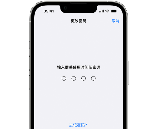 前海街道iPhone屏幕维修分享iPhone屏幕使用时间密码忘记了怎么办 