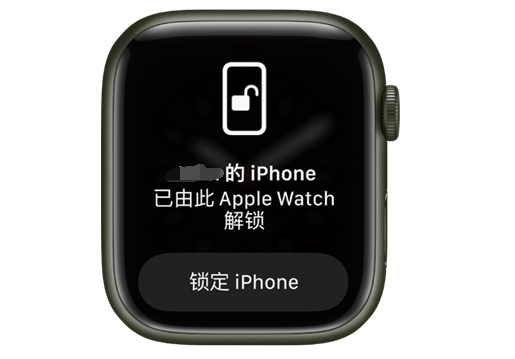 前海街道苹果手机维修分享用 AppleWatch 解锁配备面容 ID 的 iPhone方法 